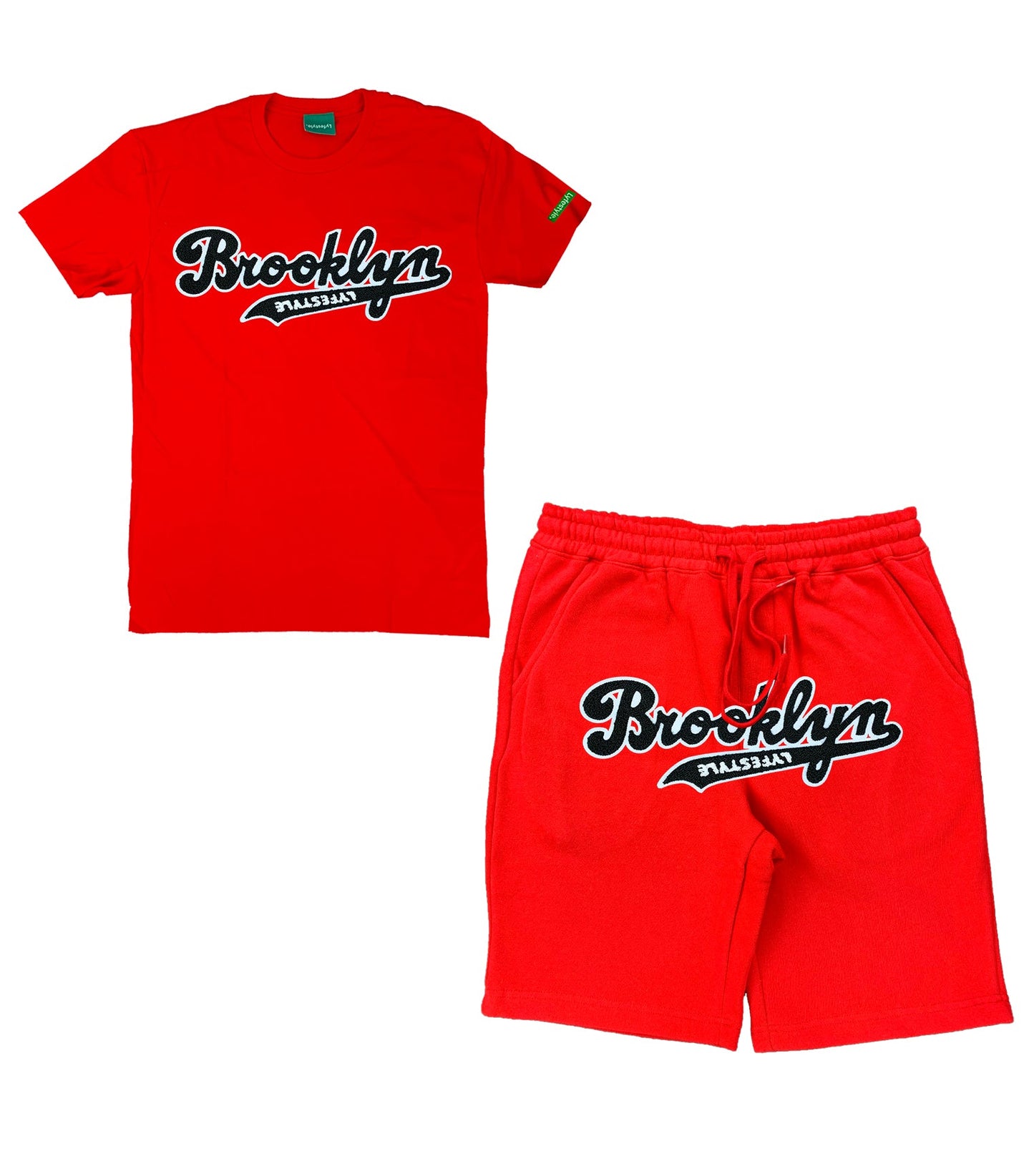 Black w/ White Brooklyn Lyfestyle Short Sets