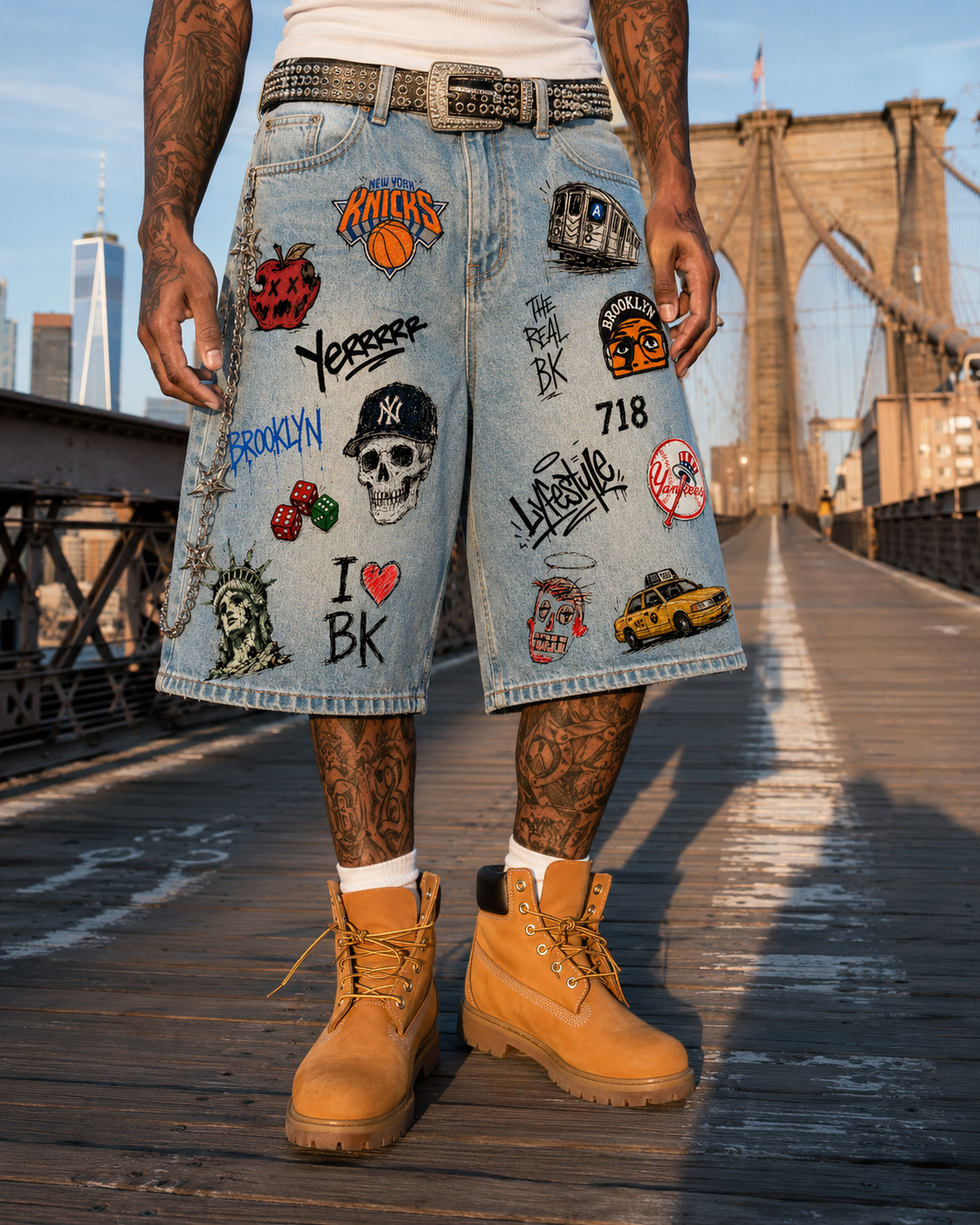 "SoBK" Denim Shorts