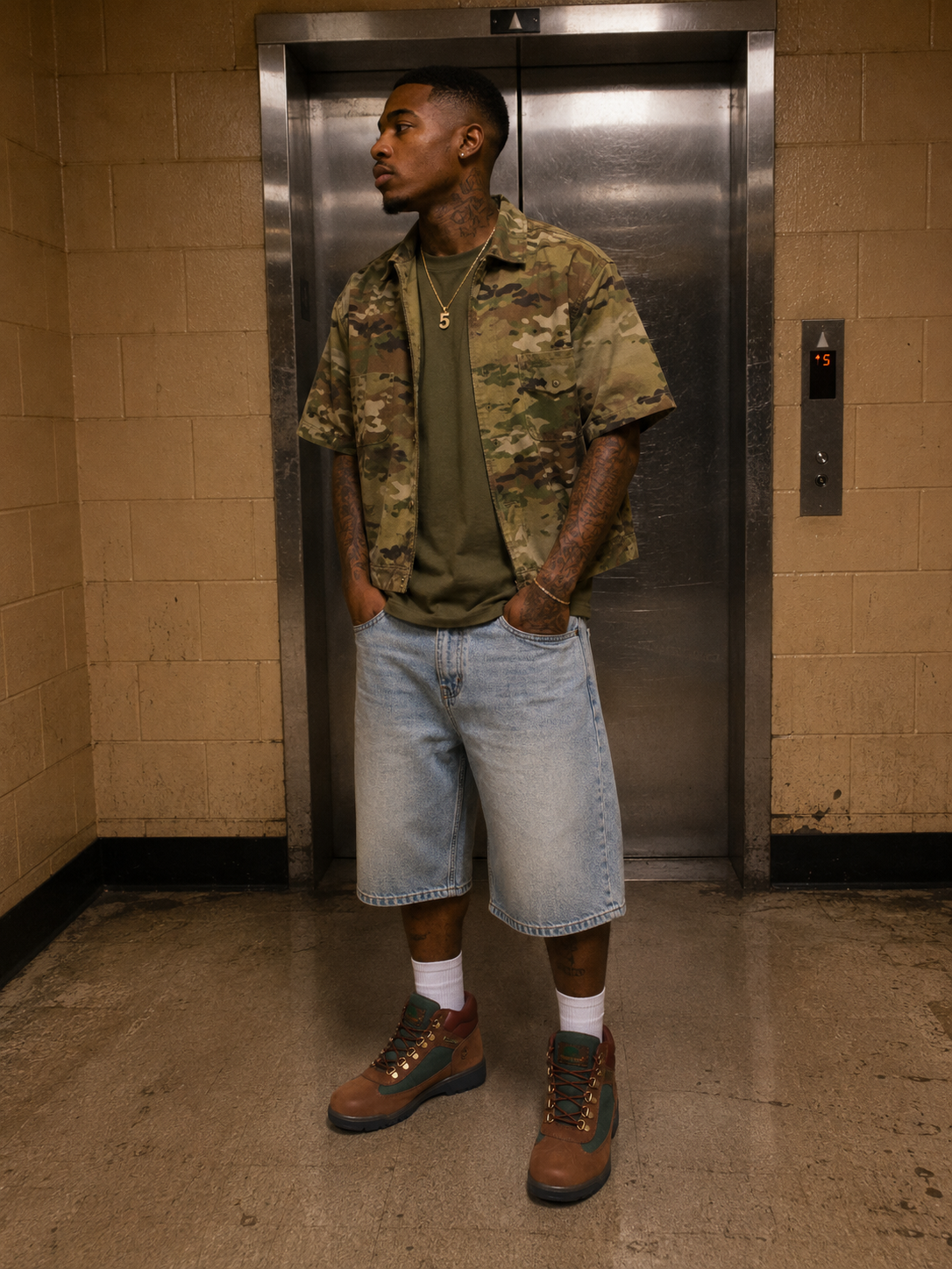 "US Army" Camo Shirt