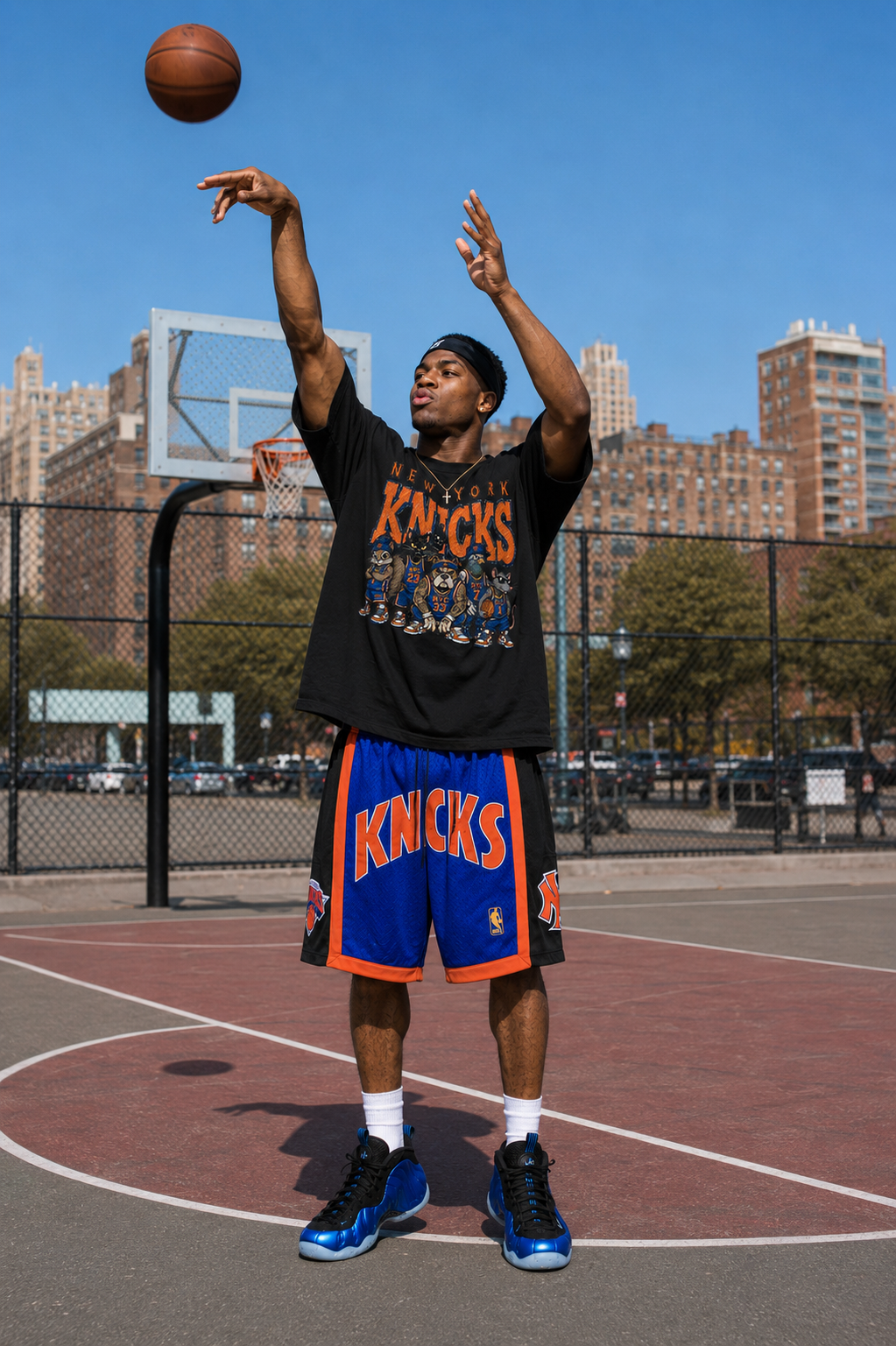 "Concrete Jungle" Knicks Tee