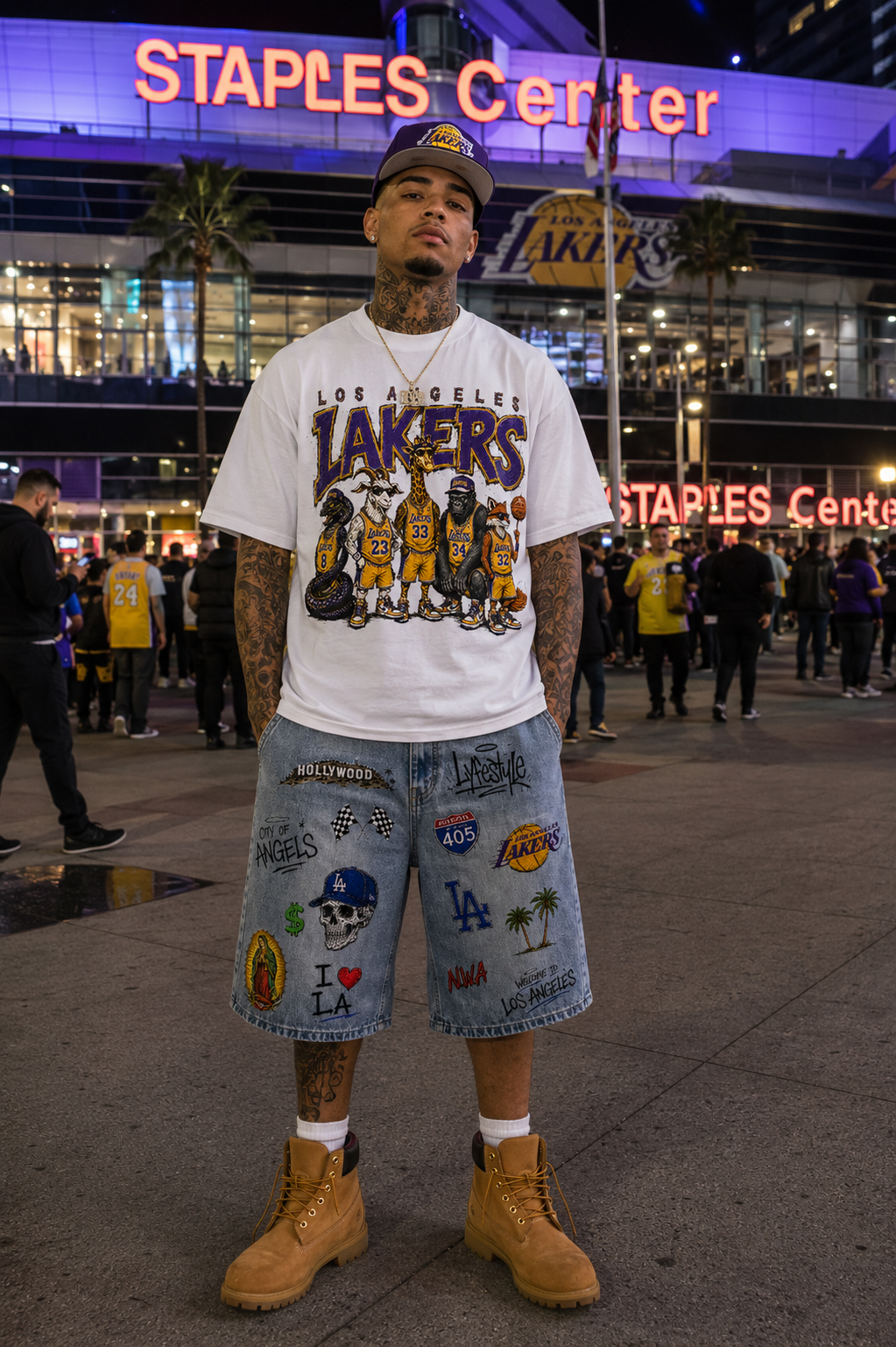 "SoLA" Denim Shorts