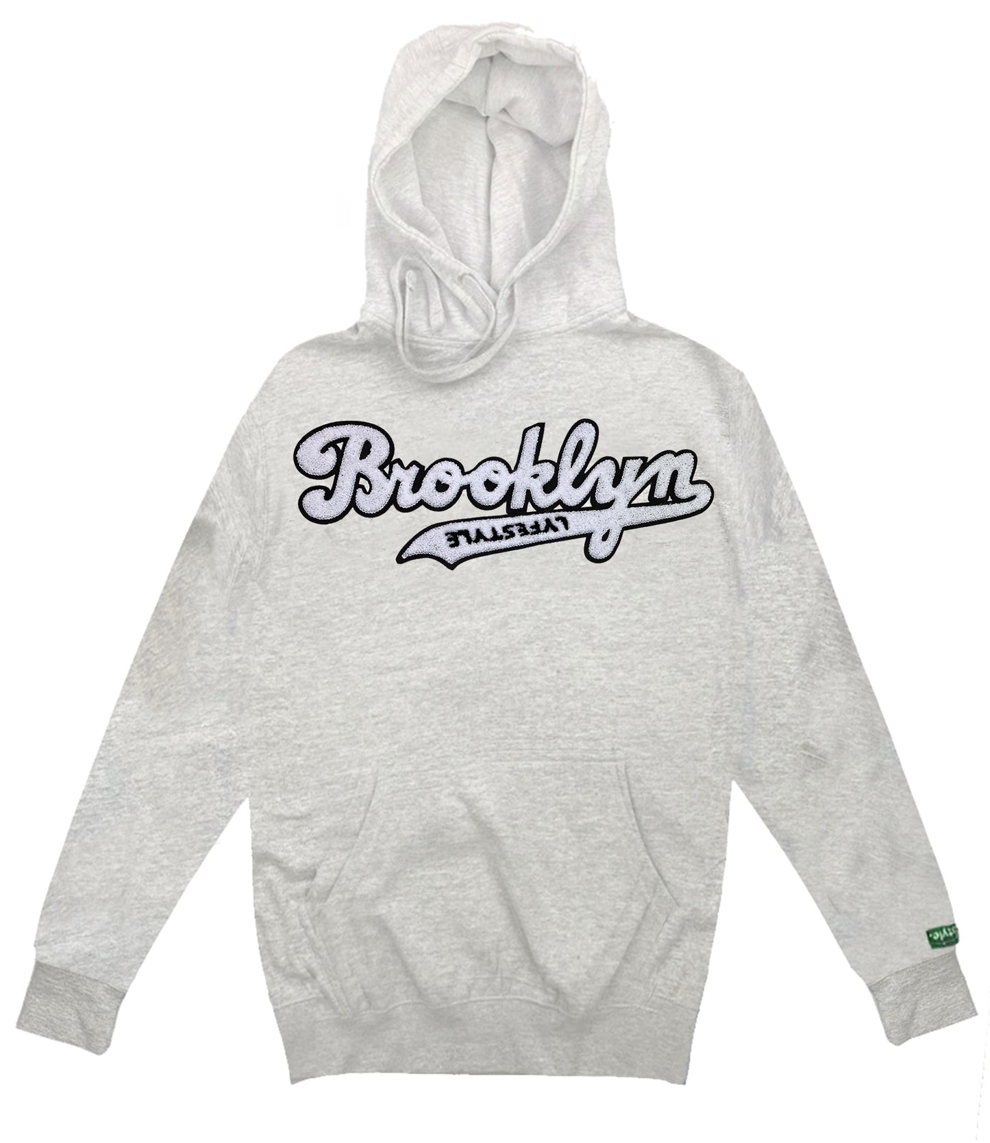 White w/ Black Brooklyn Lyfestyle Hoodies