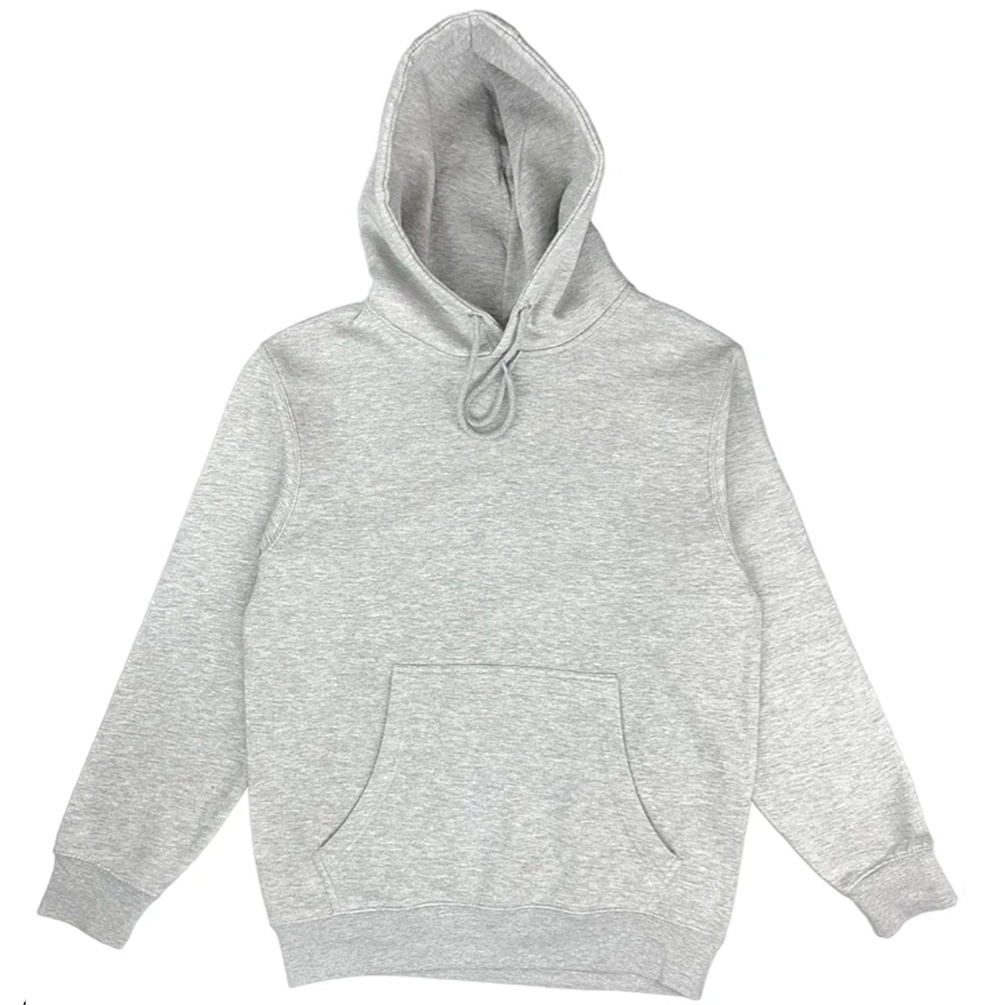 Blank Heather Grey Hoodie