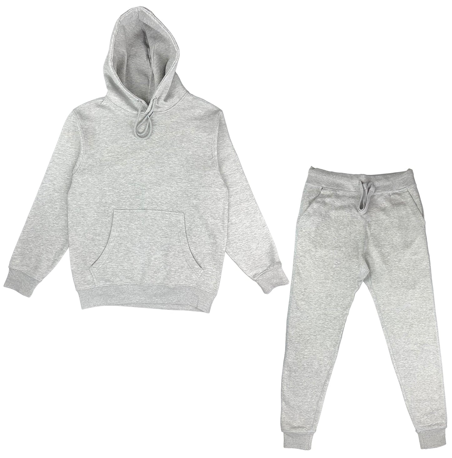 Blank Heather Grey Sweatsuit