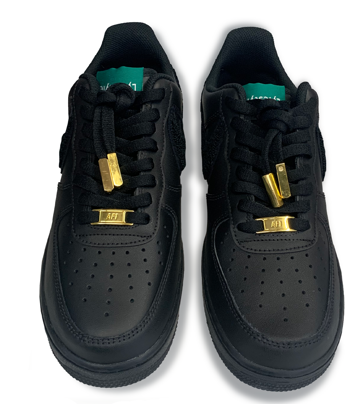 Pre-Order Black Custom Lyfestyle Air Force 1s