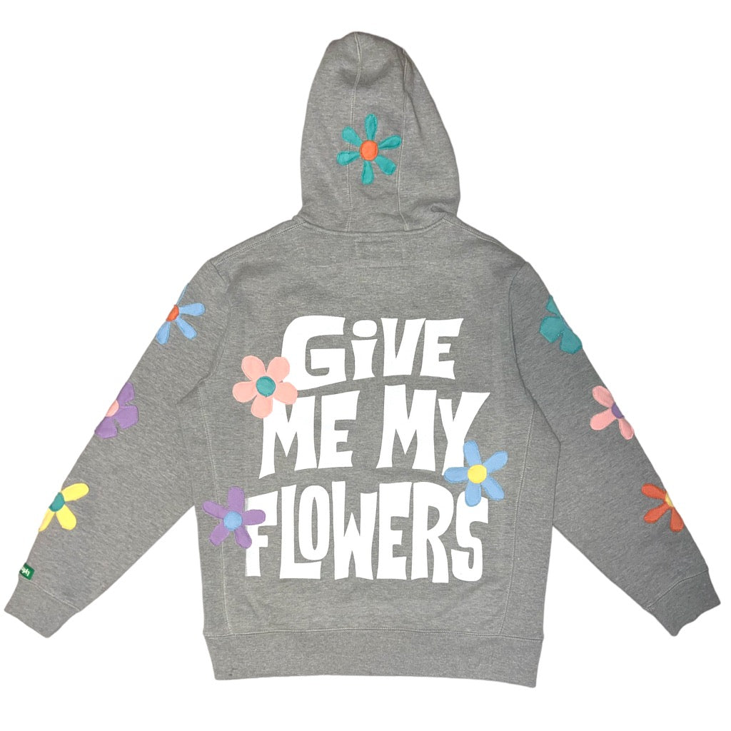 Grey Pastel Floral Lyfestyle Sweatsuit