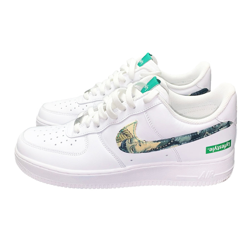 Custom "Mayan Warrior" Lyfestyle Air Force 1s