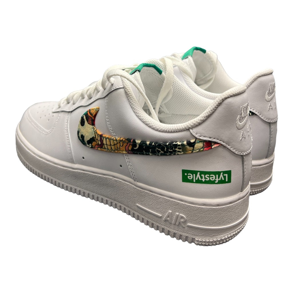 Custom "Samurai Nightmare" Lyfestyle Air Force 1s