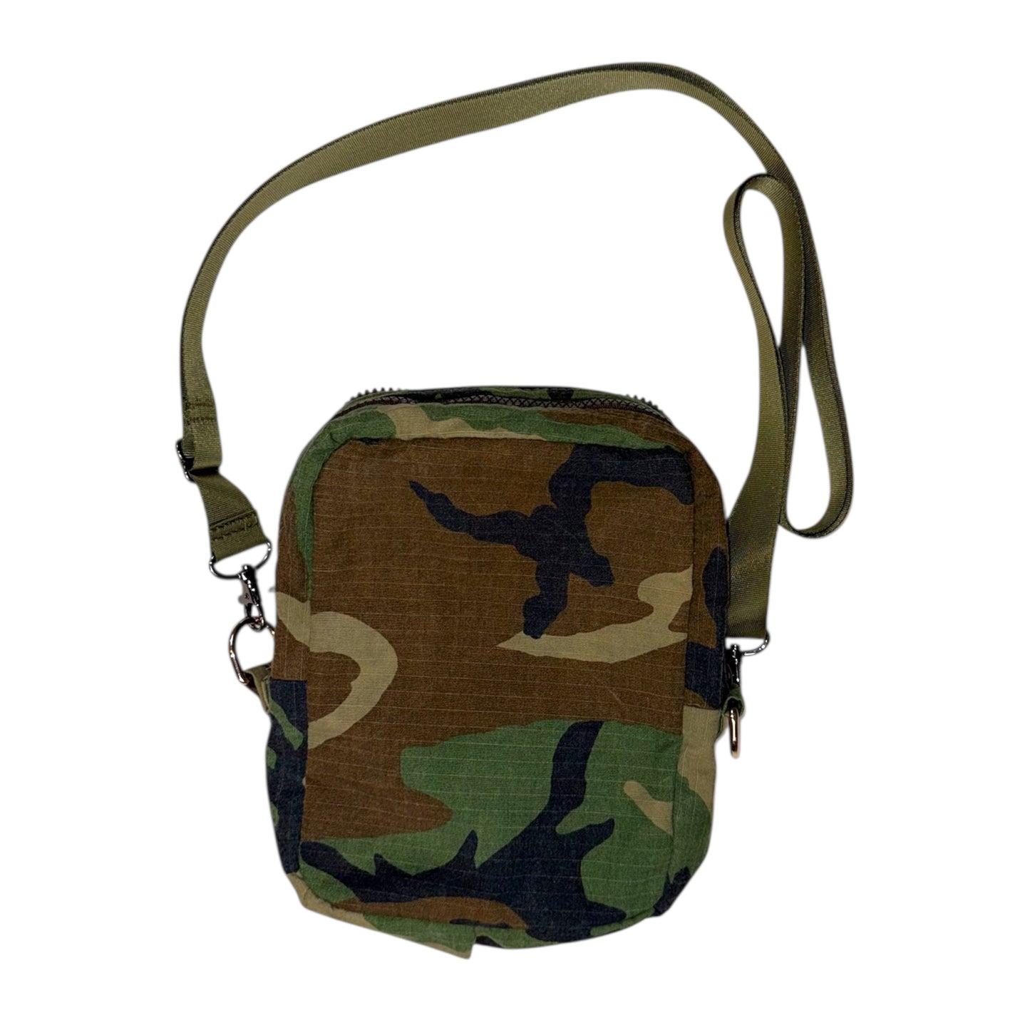 Vintage Green Camo Cargo Shorts