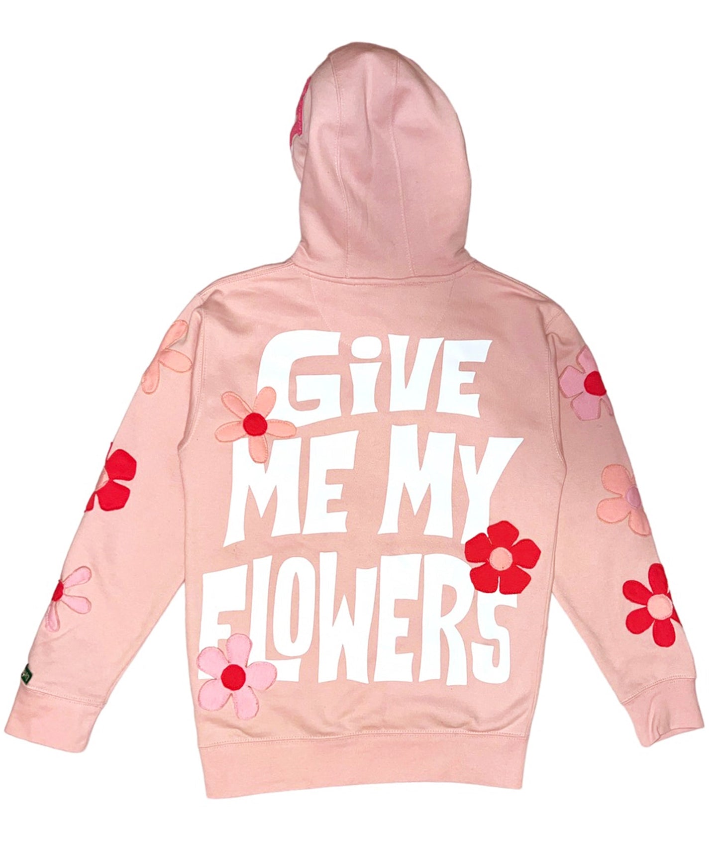 Women's Pink Floral Lyfestyle Hoodie