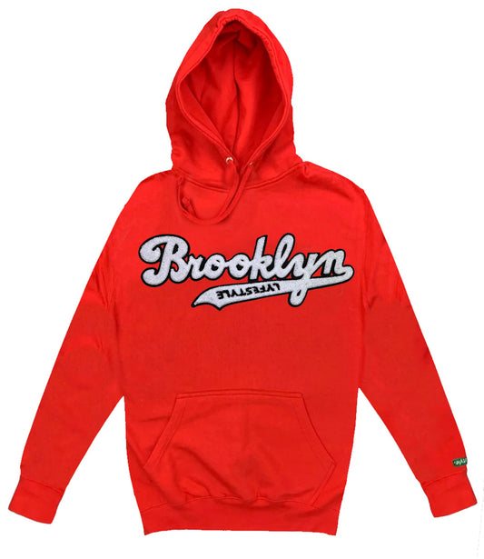 White w/ Black Brooklyn Lyfestyle Hoodies