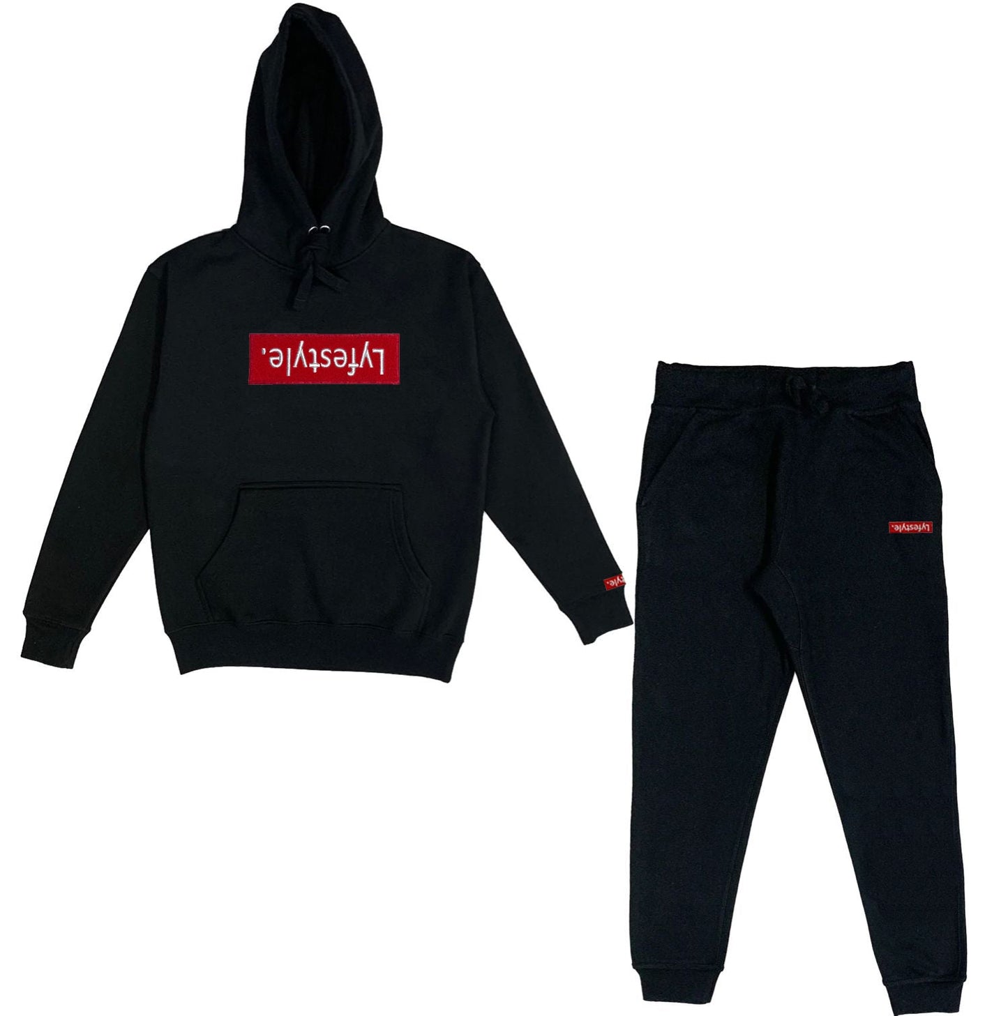 "Cherry Red" Box Lyfestyle Sweatsuits