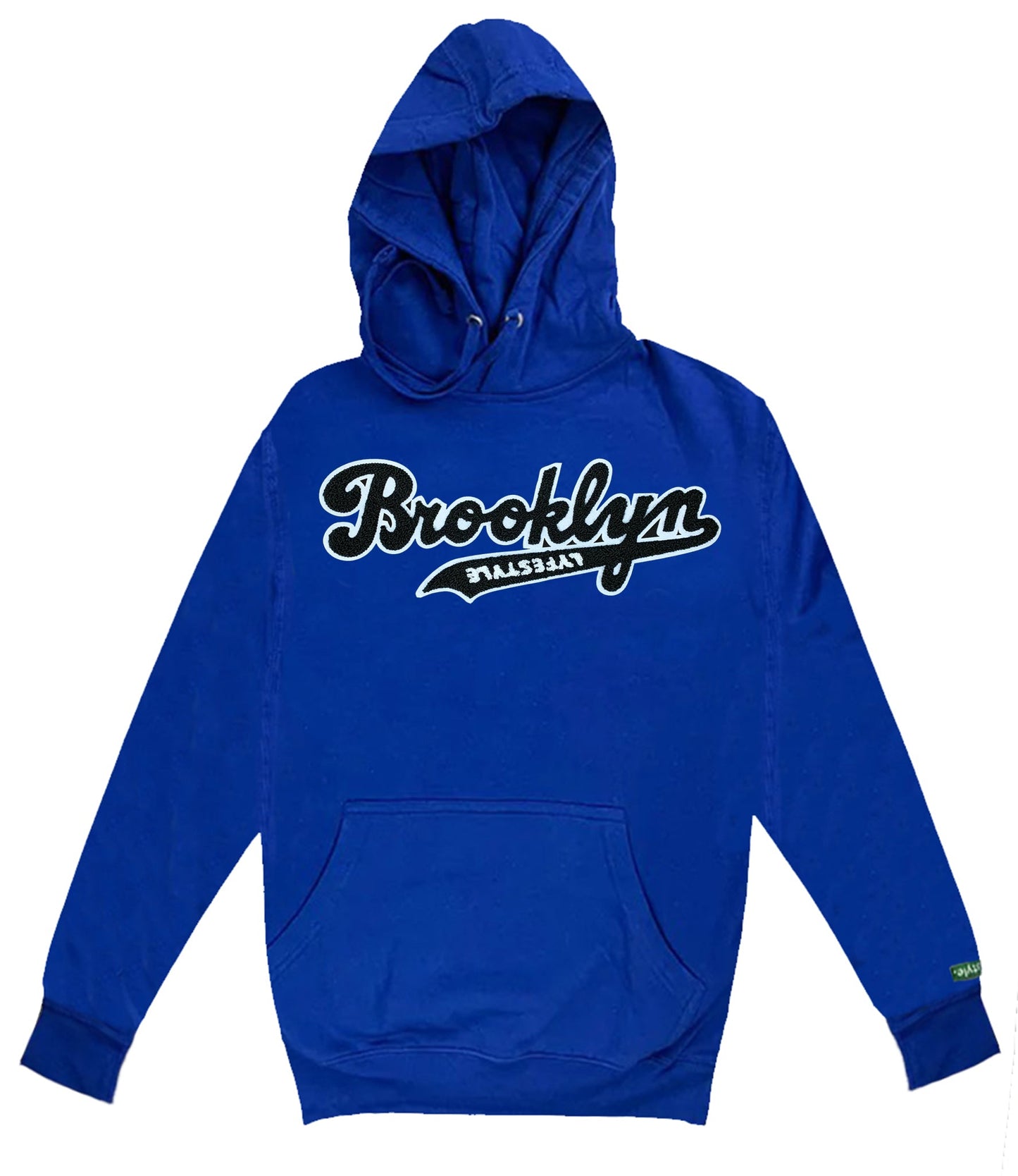 Black w/ White Brooklyn Lyfestyle Hoodies