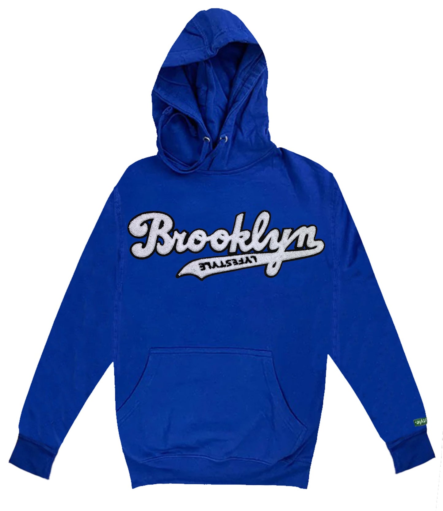 White w/ Black Brooklyn Lyfestyle Hoodies
