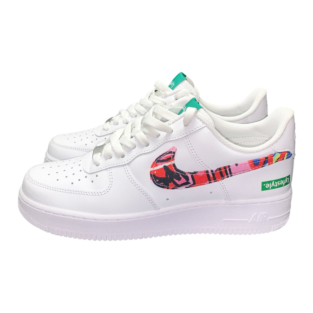 Custom "Spray Paint Graffiti" Lyfestyle Air Force 1s