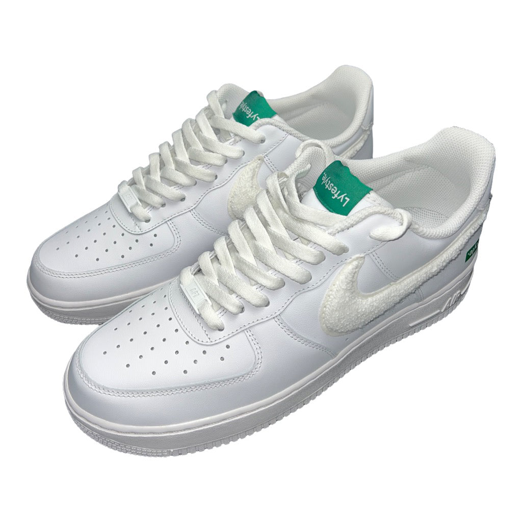 Custom Green Box Air Force 1s