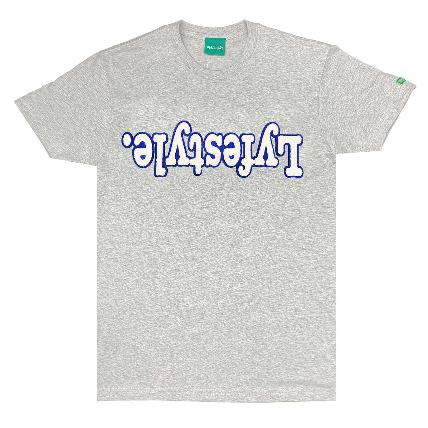 White w/ Blue Lyfestyle Tee