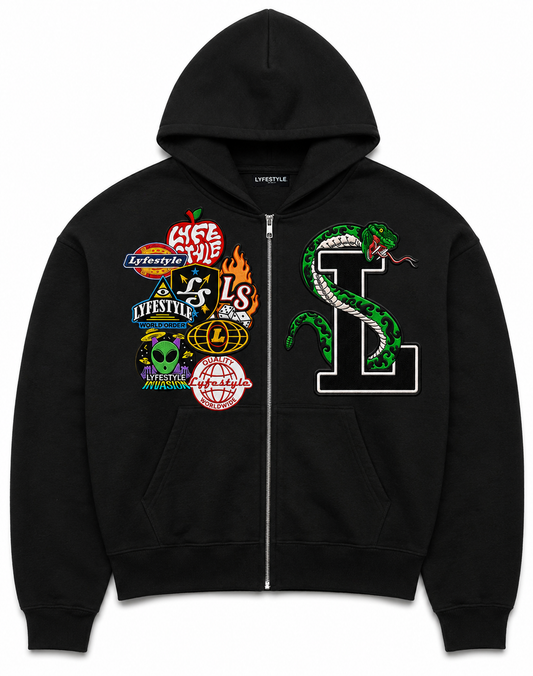 Black "La Serpiente" Hoodie (Pre-Order)