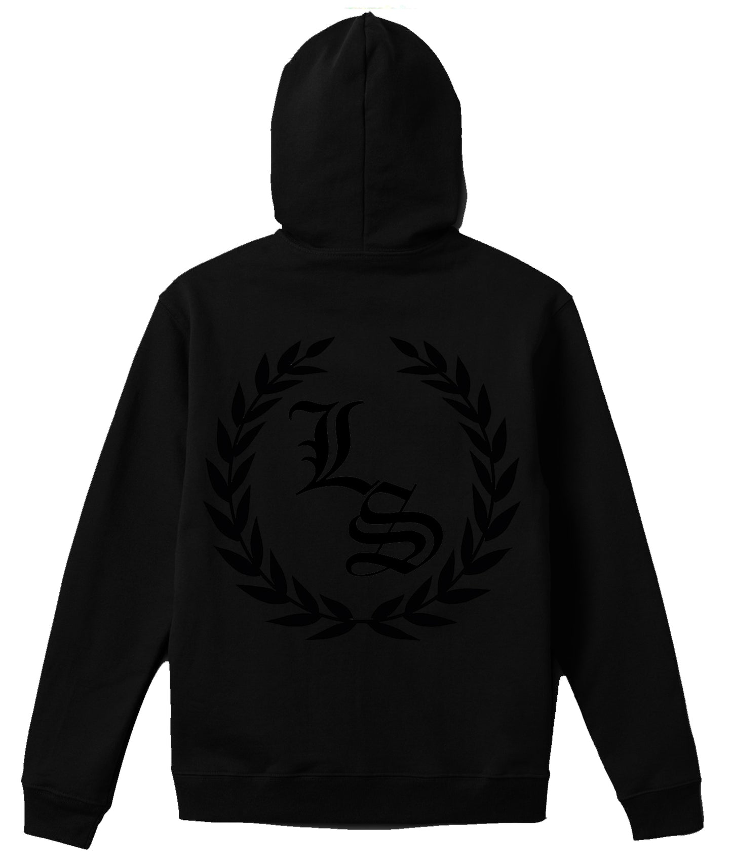 Black w/ Black LS Hoodie
