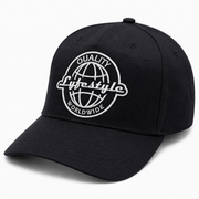 Lyfestyle Worldwide Snapback Hat (Black)