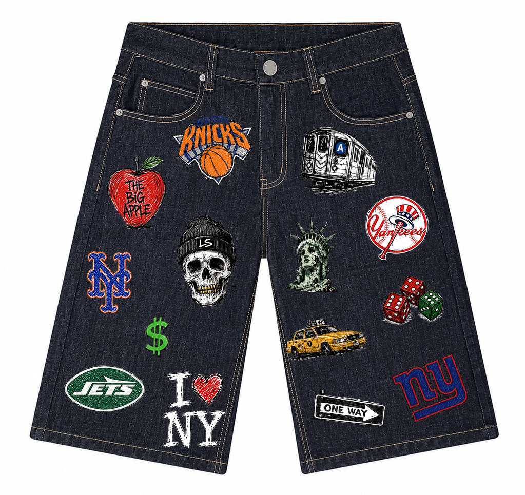 "TooNY" Raw Denim Shorts