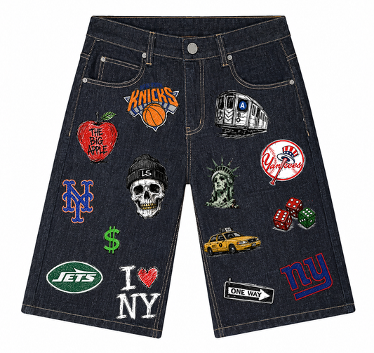 "TooNY" Raw Denim Shorts