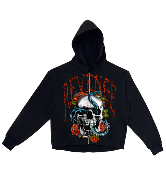 Serpent Skeleton Zip-Up Hoodies