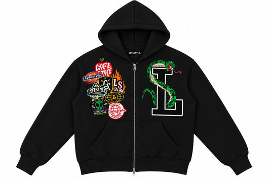 Black "La Serpiente" Hoodie (Pre-Order)