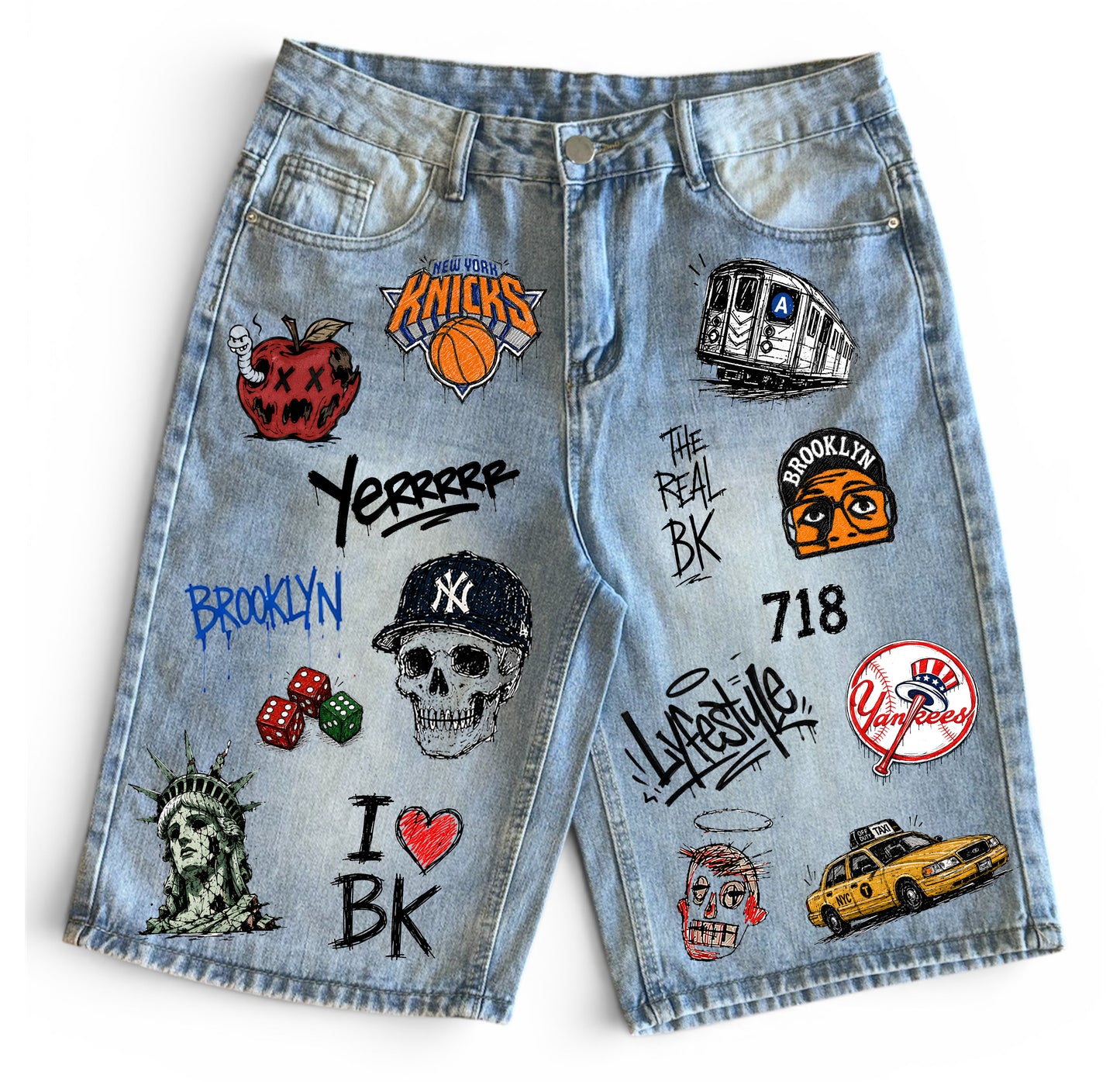 "SoBK" Denim Shorts