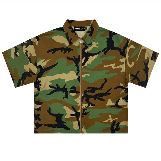 "Woodland" Camo Shirt