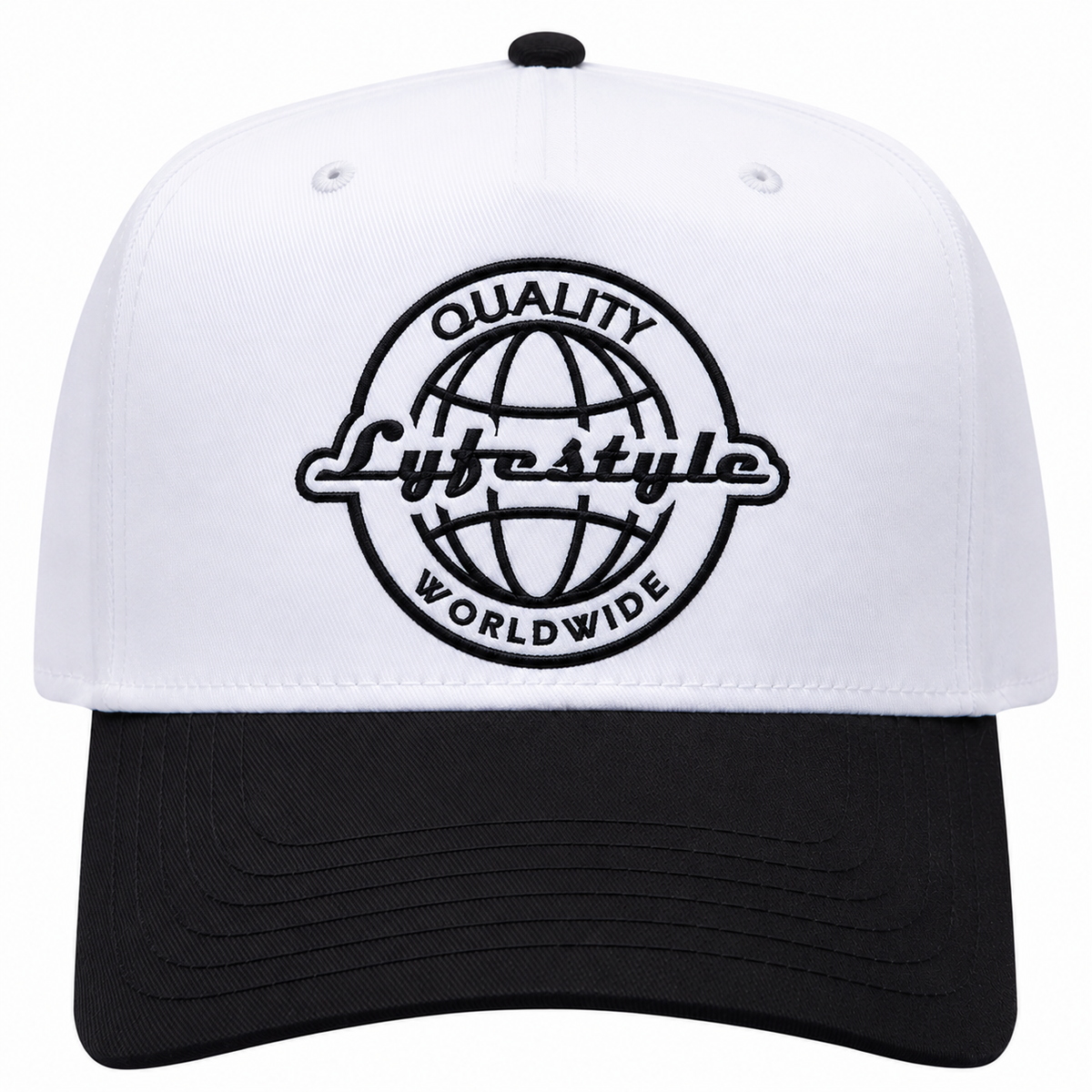 Lyfestyle Worldwide Snapback Hat (White)