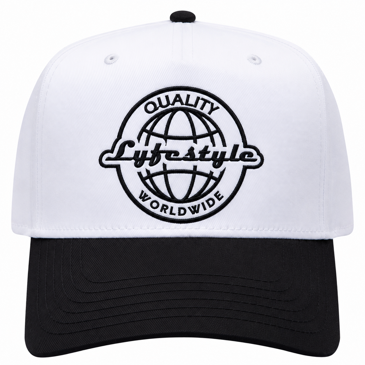 Lyfestyle Worldwide Snapback Hat (White)