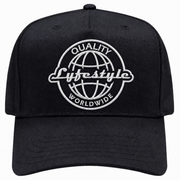 Lyfestyle Worldwide Snapback Hat (Black)