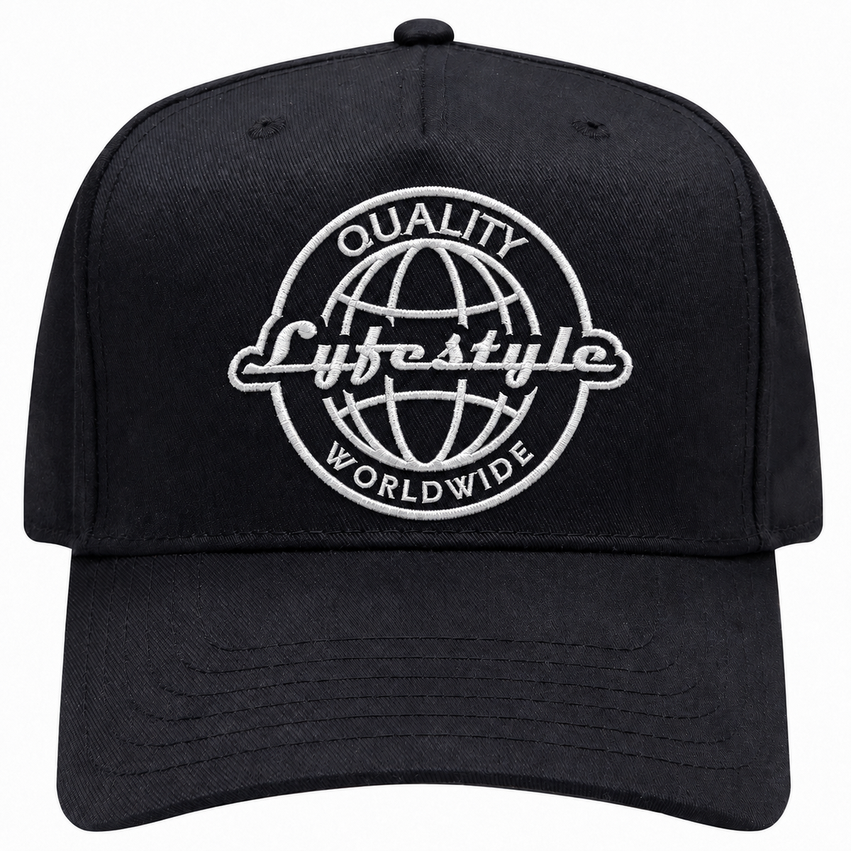 Lyfestyle Worldwide Snapback Hat (Black)