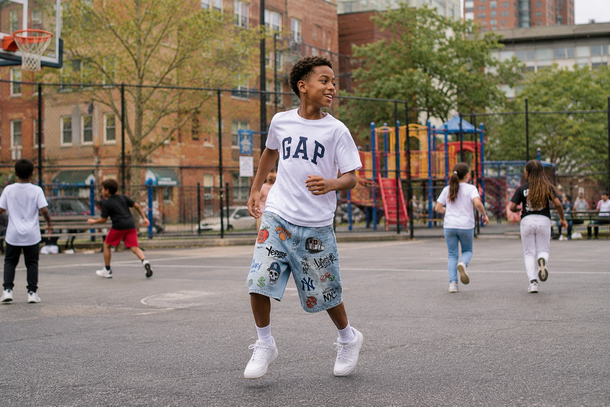 "SoNY" Denim Shorts