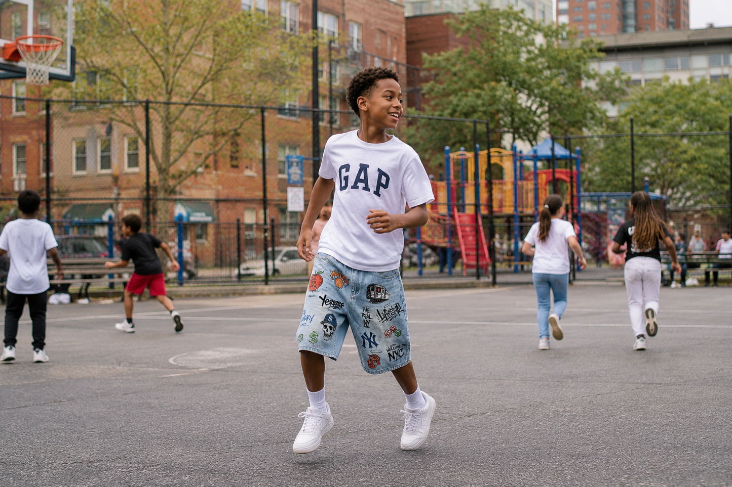 "SoNY" Denim Shorts