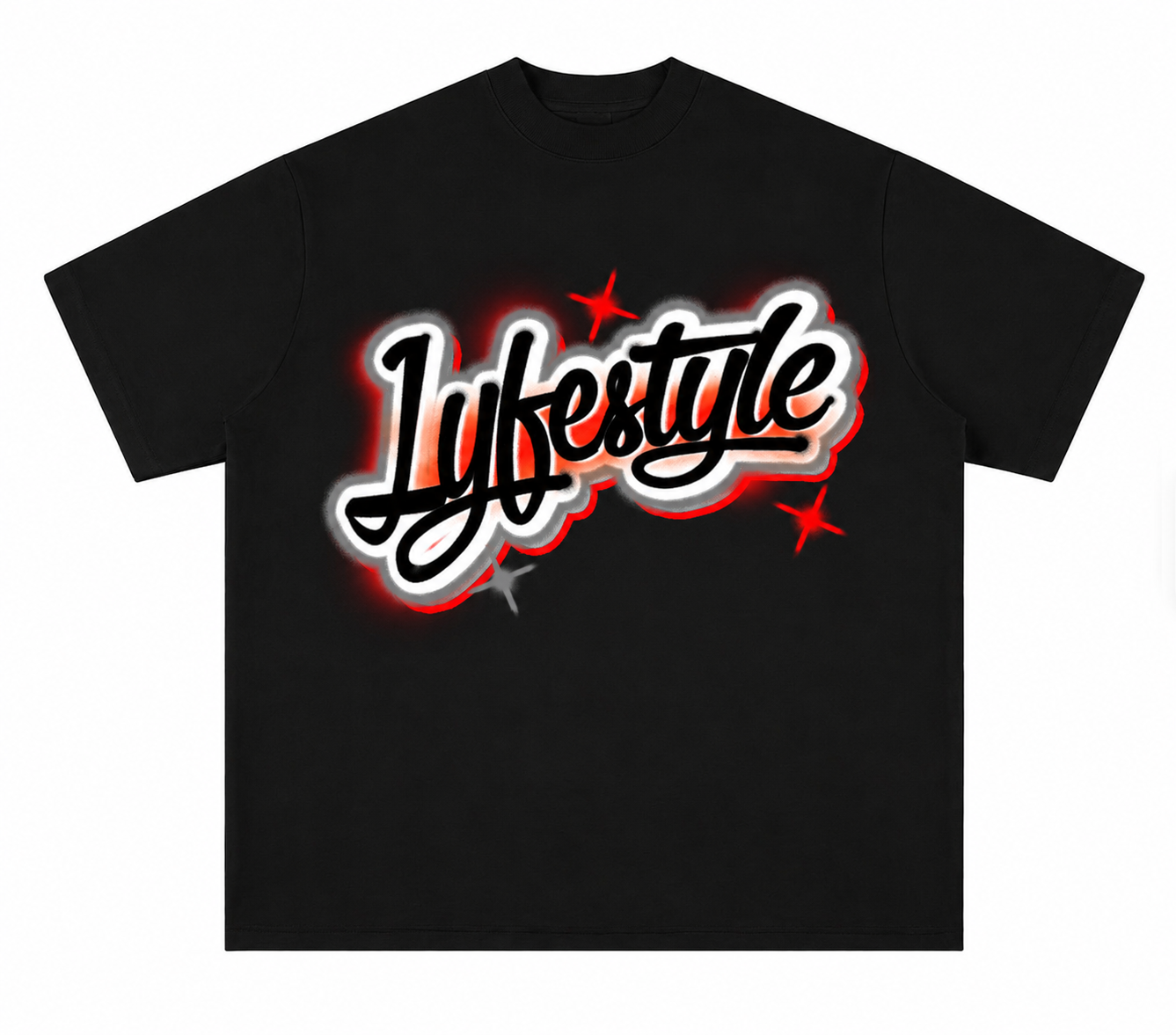 Bred Spray Paint Lyfestyle Tee