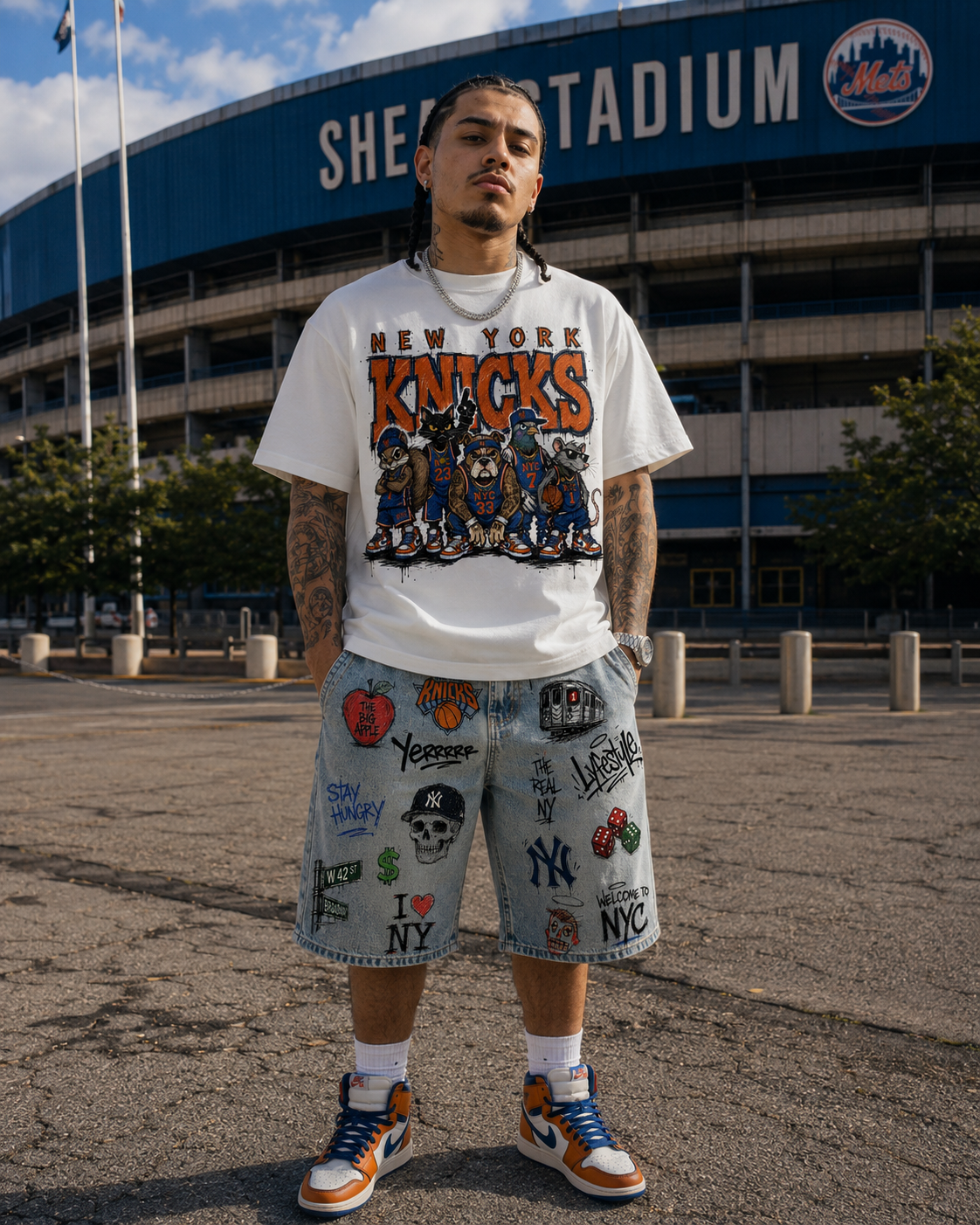 "SoNY" Denim Shorts