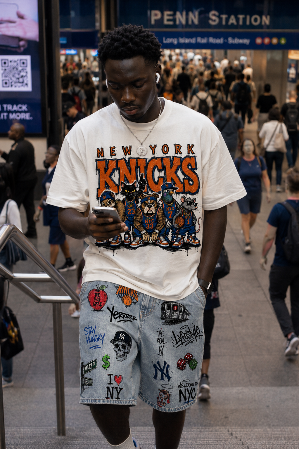 "SoNY" Denim Shorts