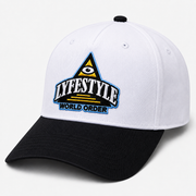 Lyfestyle World Order Snapback Hat (White)