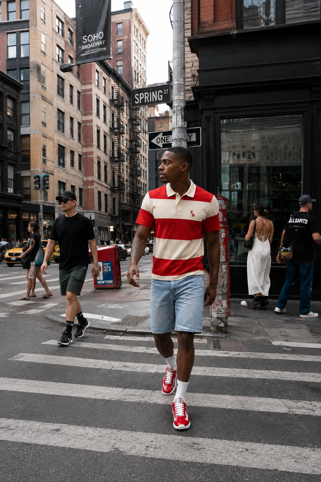 Striped LS Polo Shirts