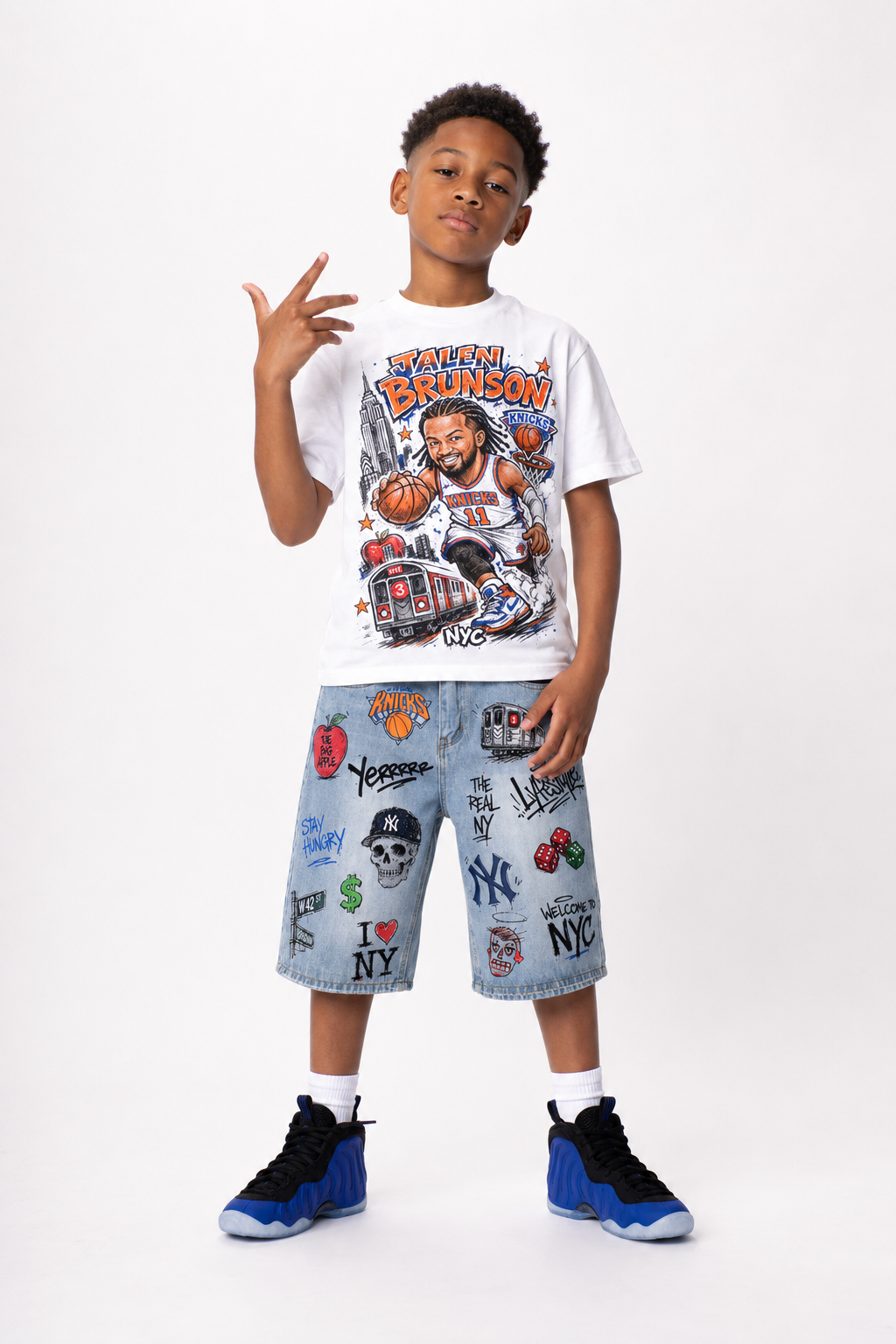 Youth "SoNYC" Short Set
