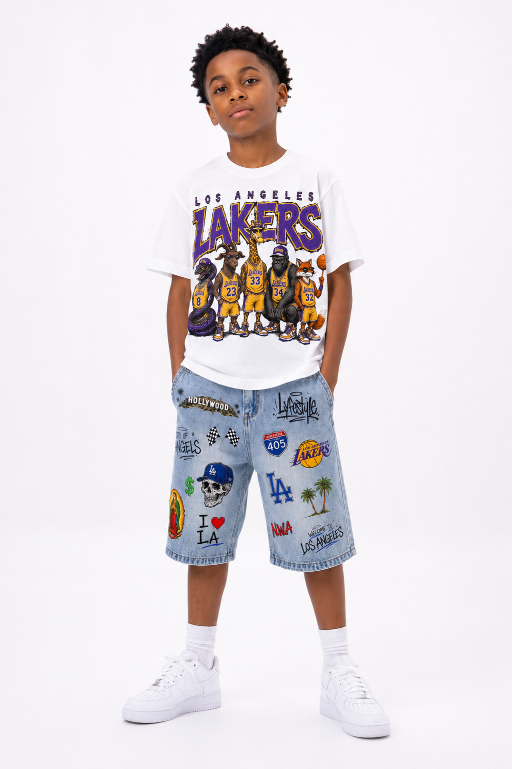 Youth "SoLA" Short Set