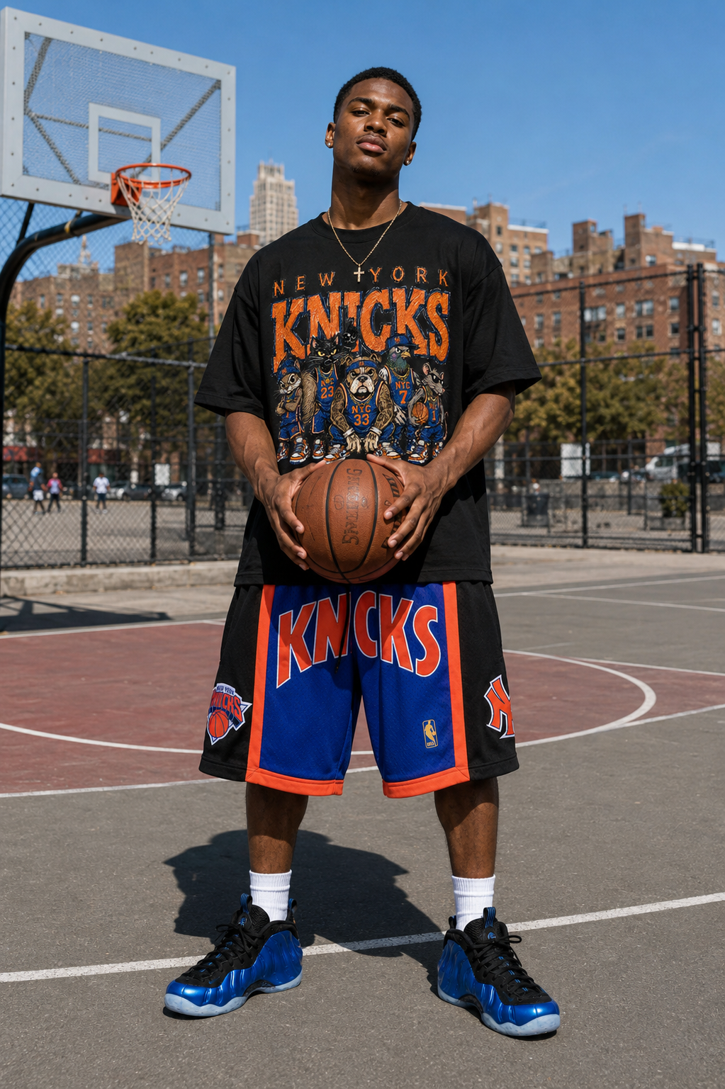 "Concrete Jungle" Knicks Tee