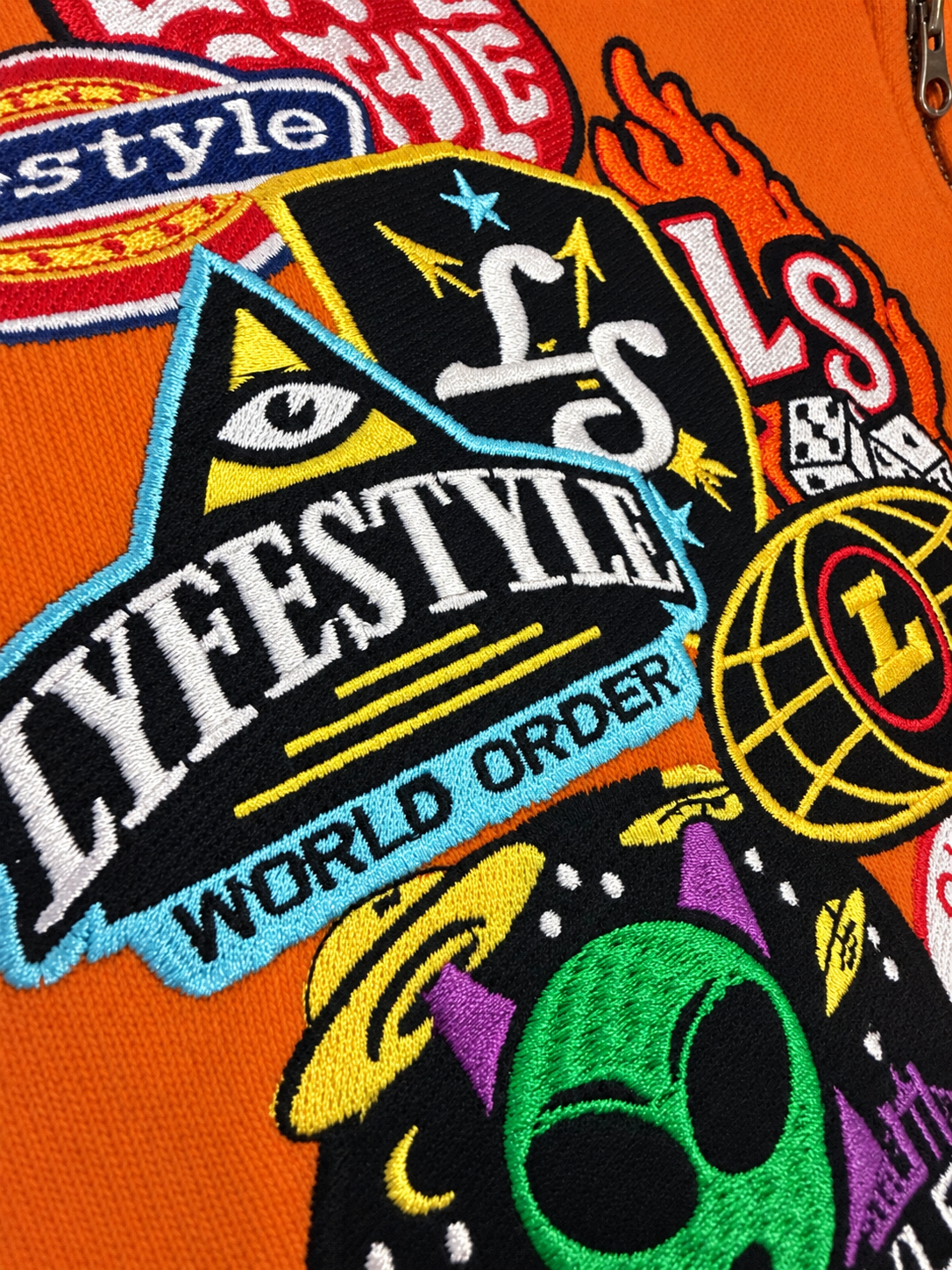 Orange "La Serpiente" Hoodie (Pre-Order)
