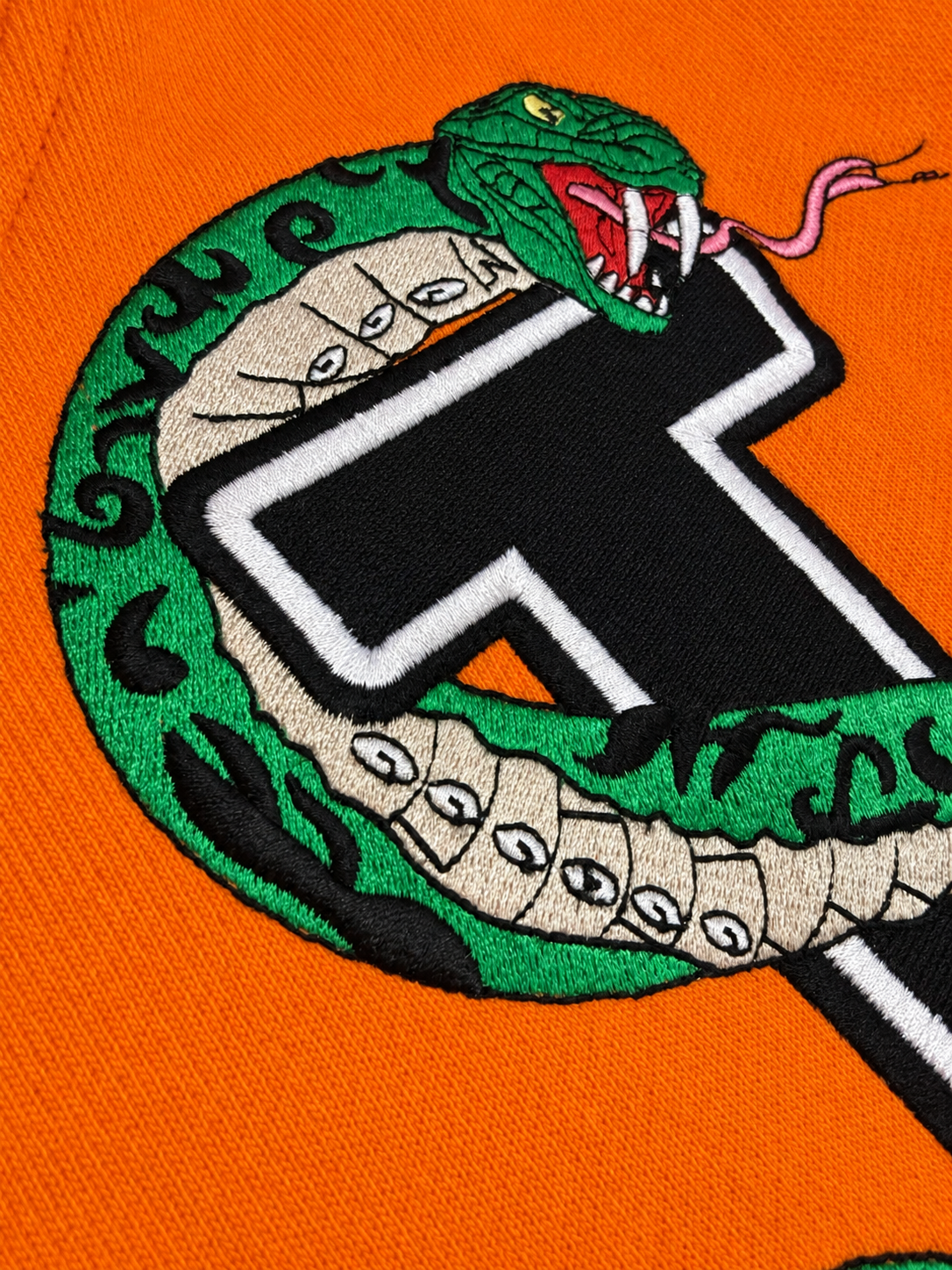 Orange "La Serpiente" Hoodie (Pre-Order)