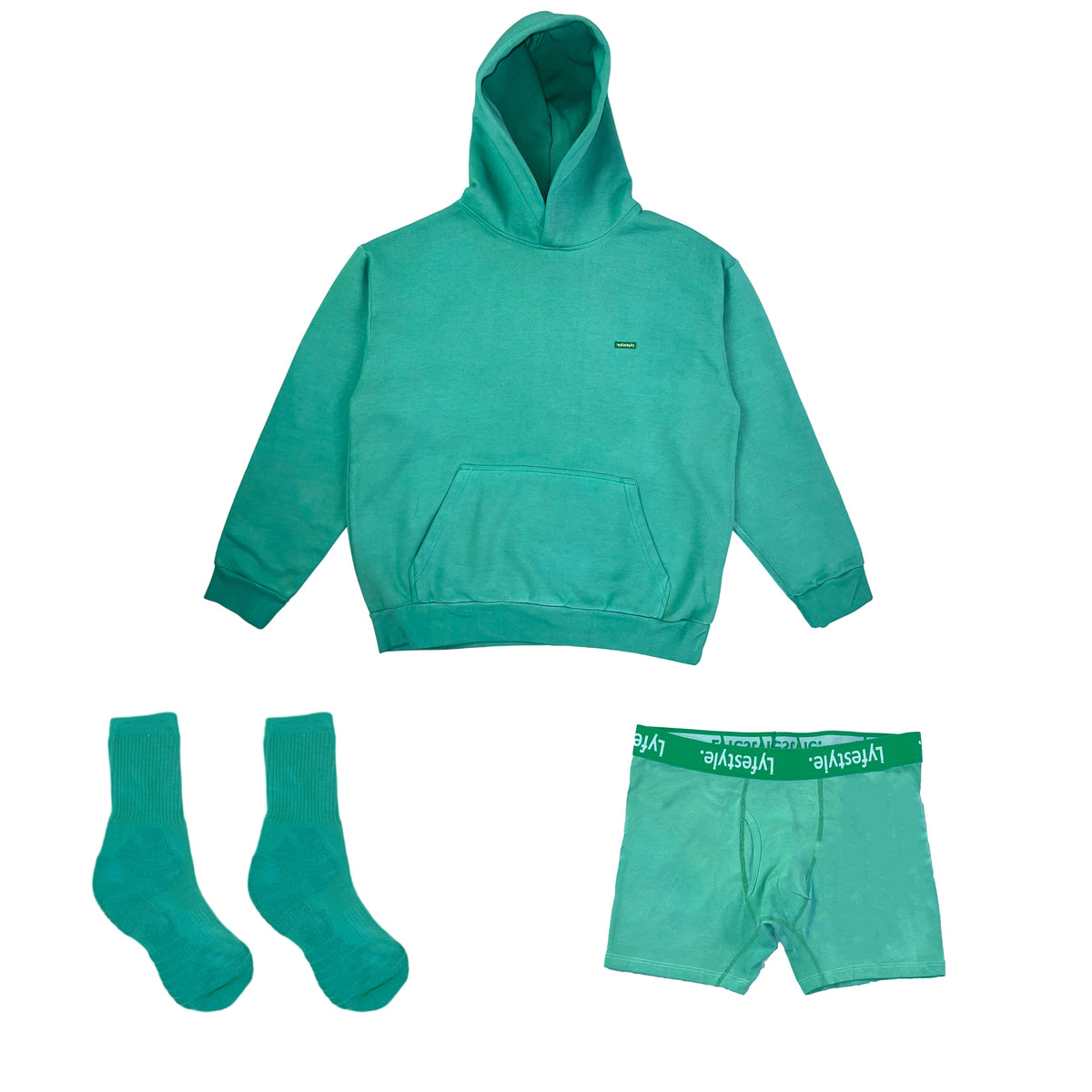 Emerald Hand Dyed Set