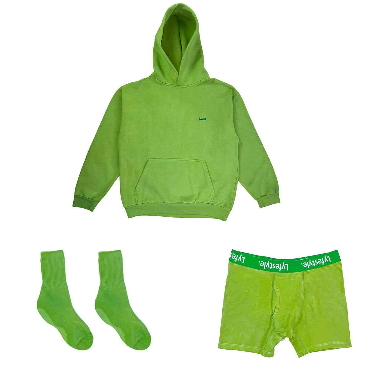 Sour Apple Hand Dyed Set