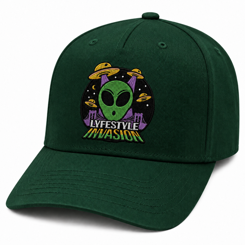 Lyfestyle Invasion Snapback Hat (Green)