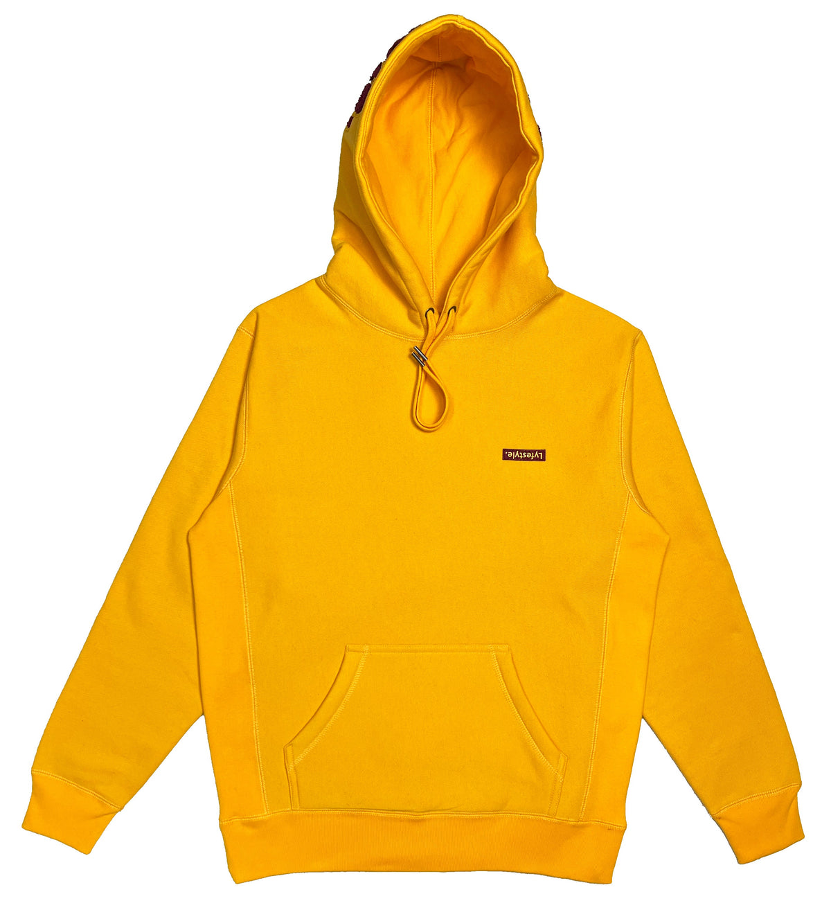 Maroon Box Logo Hoodie